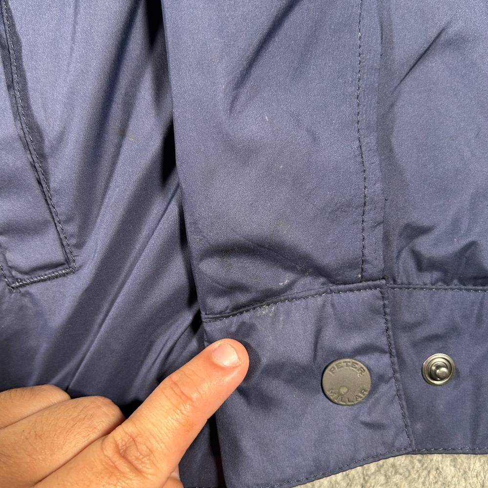 Peter Millar Jacket Mens XL Blue Full Zip Hartford Windbreaker Bomber Pockets - Picture 11 of 12
